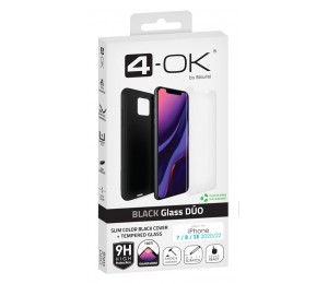 Black Glass DÚO - Apple iPhone 7 / 8 / SE 2020