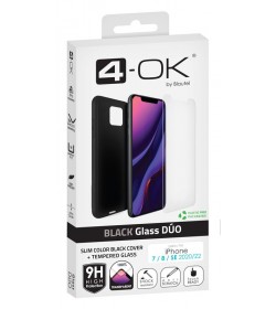 Black Glass DÚO - Apple iPhone 7 / 8 / SE 2020