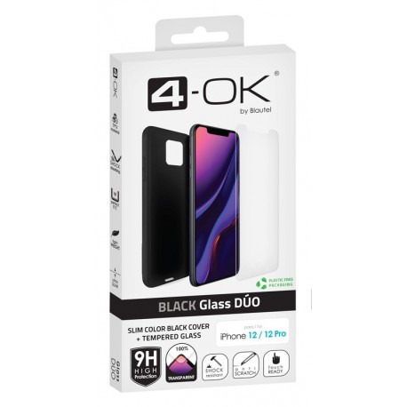 Black Glass DÚO - Apple iPhone 12 / 12 Pro