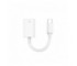 Adaptador - USB A a USB C con cable blanco